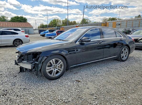 WDDUG6EB8KA481984 2019 MERCEDES-BENZ S Черный Передняя левая четверть