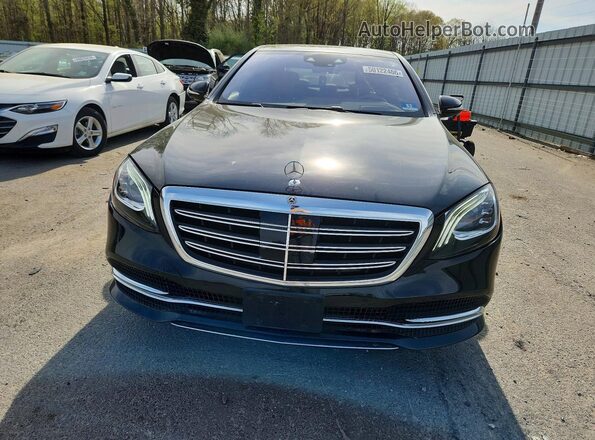 WDDUG6EBXKA424976 2019 MERCEDES-BENZ S Black წინა ხედი