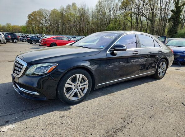WDDUG6EBXKA424976 2019 MERCEDES-BENZ S Black წინა მარცხენა ხედი სამი მეოთხედიდან