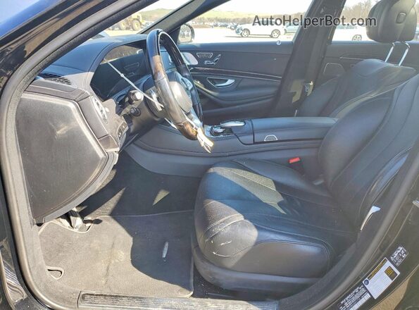 WDDUG6EBXKA491710 2019 MERCEDES-BENZ S Black Widok wnętrza z przodu