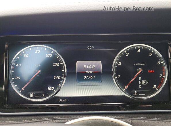 WDDUG8CB2GA242629 2016 MERCEDES-BENZ S Серебряный Вид щитка приборов