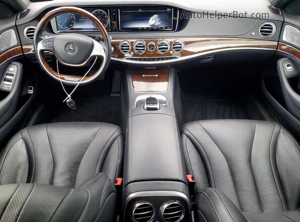 WDDUG8CB2GA242629 2016 MERCEDES-BENZ S Серебряный Вид панели приборов