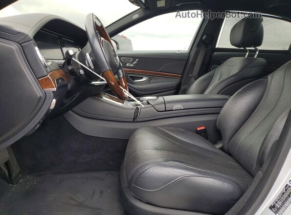 WDDUG8CB2GA242629 2016 MERCEDES-BENZ S Серебряный Вид салона спереди
