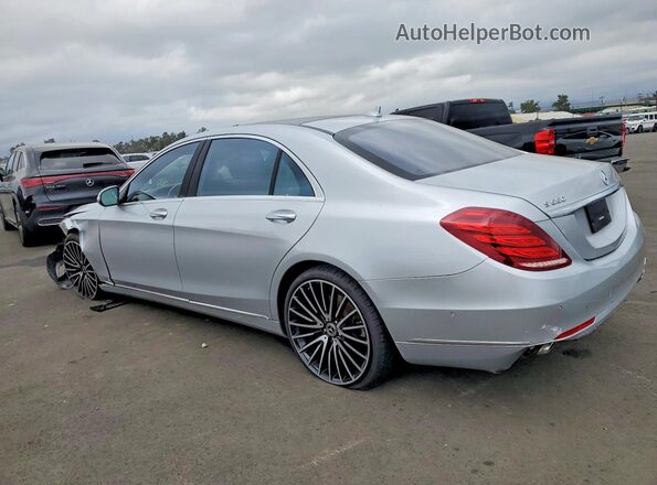 WDDUG8CB2GA242629 2016 MERCEDES-BENZ S Серебряный Задняя левая четверть