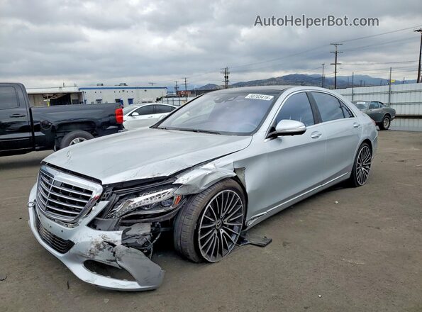 WDDUG8CB2GA242629 2016 MERCEDES-BENZ S Серебряный Передняя левая четверть