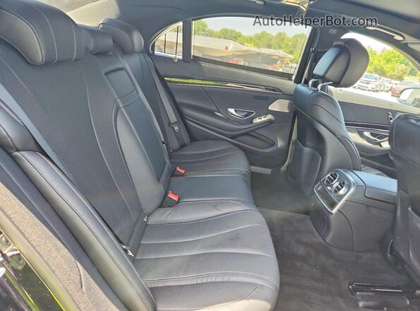WDDUG8CB4HA296872 2017 MERCEDES-BENZ S Black Widok tylnych siedzeń