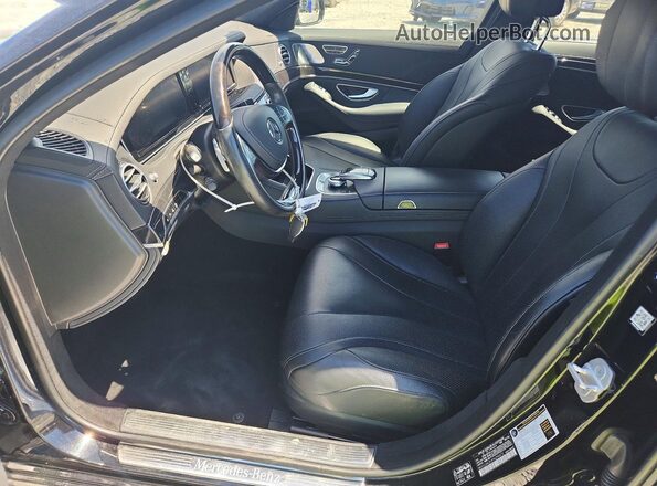 WDDUG8CB4HA296872 2017 MERCEDES-BENZ S Black Widok wnętrza z przodu