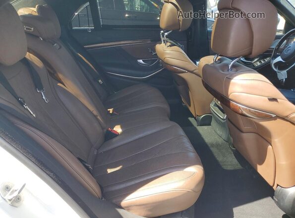 WDDUG8CB7GA239886 2016 MERCEDES-BENZ S Белый Вид задних сидений