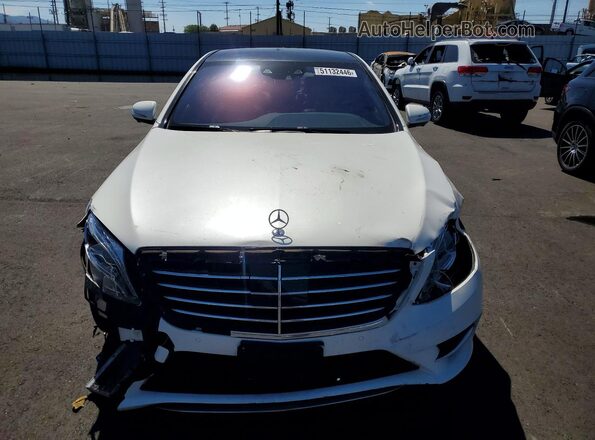WDDUG8CB7GA239886 2016 MERCEDES-BENZ S Белый Вид спереди
