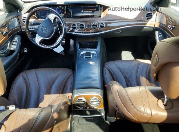 WDDUG8CB7GA239886 2016 MERCEDES-BENZ S Белый Вид панели приборов