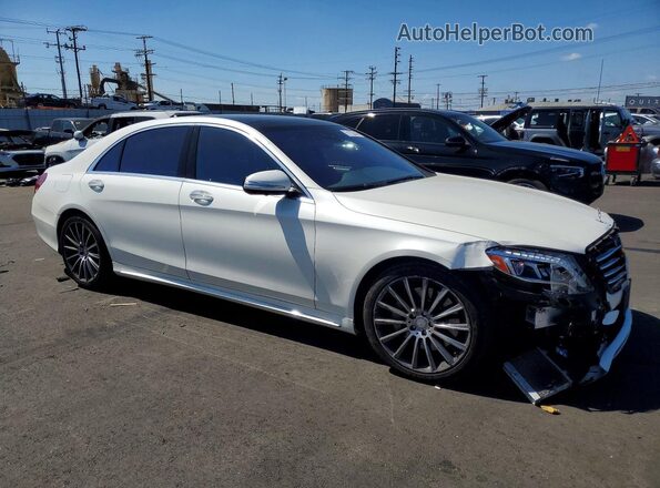 WDDUG8CB7GA239886 2016 MERCEDES-BENZ S Белый Передняя правая четверть