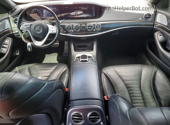 WDDUG8DB0KA453576 2019 MERCEDES-BENZ S White Widok deski rozdzielczej