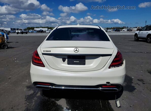 WDDUG8DB0KA453576 2019 MERCEDES-BENZ S White Widok z tyłu