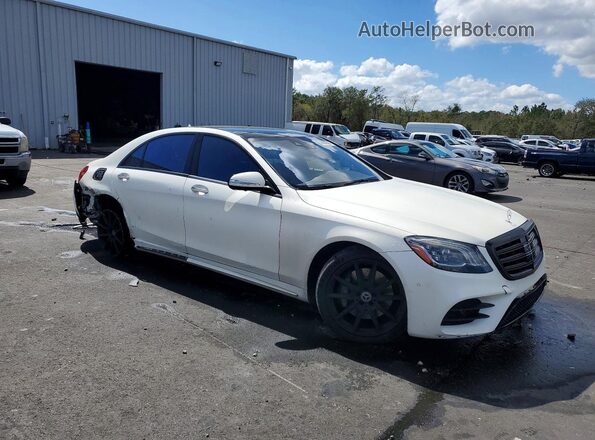 WDDUG8DB0KA453576 2019 MERCEDES-BENZ S White Przód prawy