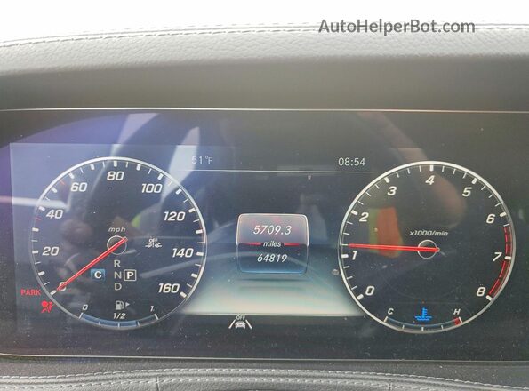 WDDUG8DB2LA505369 2020 MERCEDES-BENZ S Black Vista del salpicadero