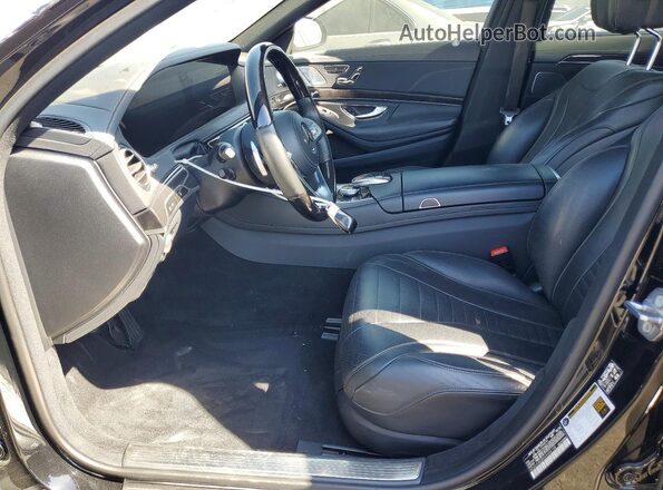 WDDUG8DB4KA456108 2019 MERCEDES-BENZ S Черный Вид салона спереди