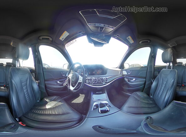 WDDUG8DB4KA456108 2019 MERCEDES-BENZ S Черный Панорамный вид салона 360°