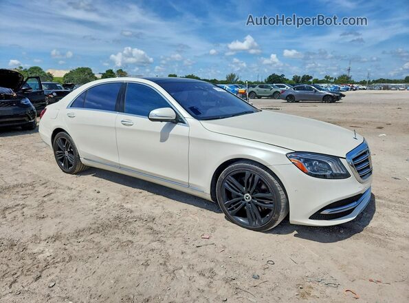 WDDUG8DB5JA413752 2018 MERCEDES-BENZ S White Delantero derecho