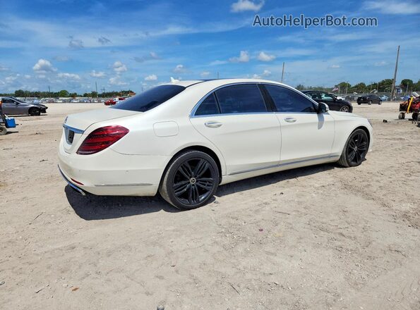 WDDUG8DB5JA413752 2018 MERCEDES-BENZ S White Trasero derecho