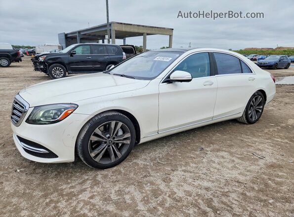 WDDUG8DB7JA412389 2018 MERCEDES-BENZ S White Przód lewy