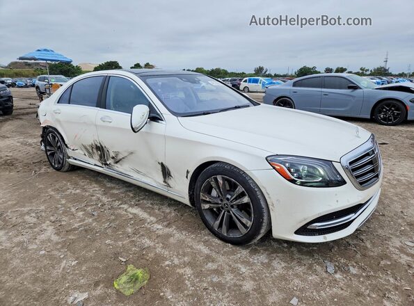 WDDUG8DB7JA412389 2018 MERCEDES-BENZ S White Przód prawy