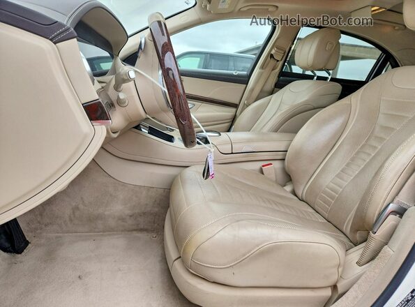 WDDUG8DB7JA412389 2018 MERCEDES-BENZ S White Widok wnętrza z przodu