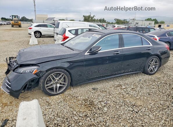WDDUG8DB7KA449735 2019 MERCEDES-BENZ S Черный Передняя левая четверть