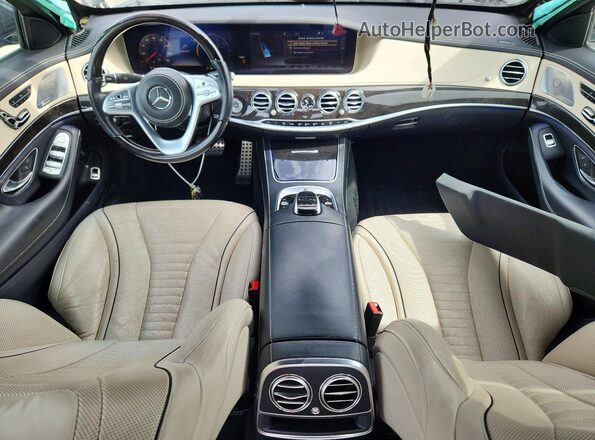WDDUG8DBXKA424554 2019 MERCEDES-BENZ S Черный Вид панели приборов