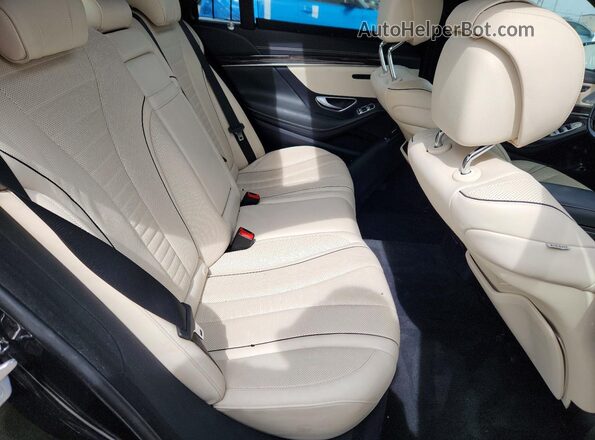 WDDUG8DBXKA424554 2019 MERCEDES-BENZ S Черный Вид задних сидений