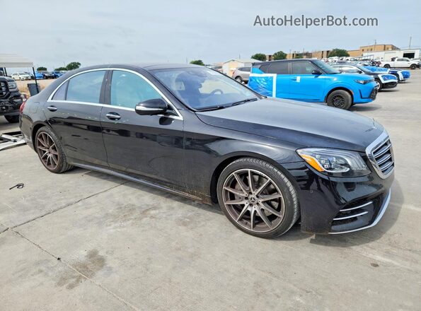WDDUG8DBXKA424554 2019 MERCEDES-BENZ S Черный Передняя правая четверть