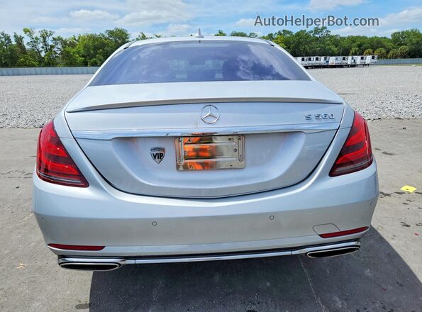 WDDUG8DBXKA428491 2019 MERCEDES-BENZ S Silver Widok z tyłu