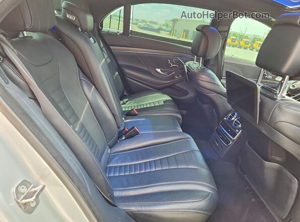 WDDUG8DBXKA428491 2019 MERCEDES-BENZ S Silver Widok tylnych siedzeń