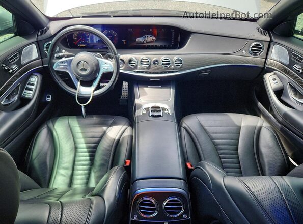WDDUG8DBXKA428491 2019 MERCEDES-BENZ S Silver Widok deski rozdzielczej