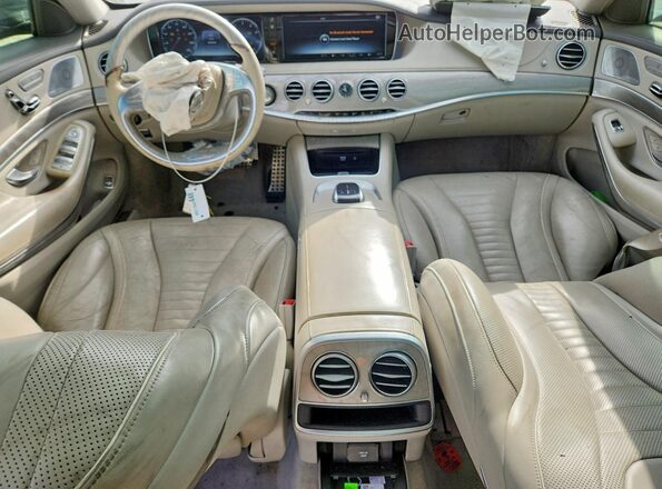 WDDUG8FB2HA338516 2017 MERCEDES-BENZ S Серый Вид панели приборов