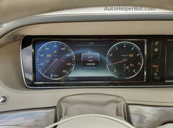 WDDUG8FB2HA338516 2017 MERCEDES-BENZ S Серый Вид щитка приборов