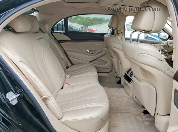 WDDUG8FB5GA226016 2016 MERCEDES-BENZ S Black Vista de los asientos traseros