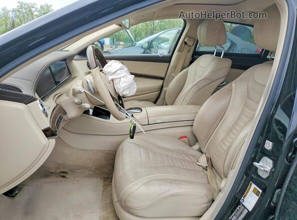 WDDUG8FB5GA226016 2016 MERCEDES-BENZ S Black Vista interior delantera