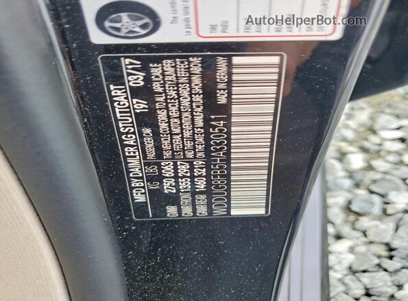 WDDUG8FB5HA330541 2017 MERCEDES-BENZ S Черный Вид подкапотного пространства