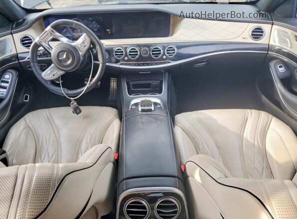 WDDUG8JB0JA386853 2018 MERCEDES-BENZ S Black Widok deski rozdzielczej