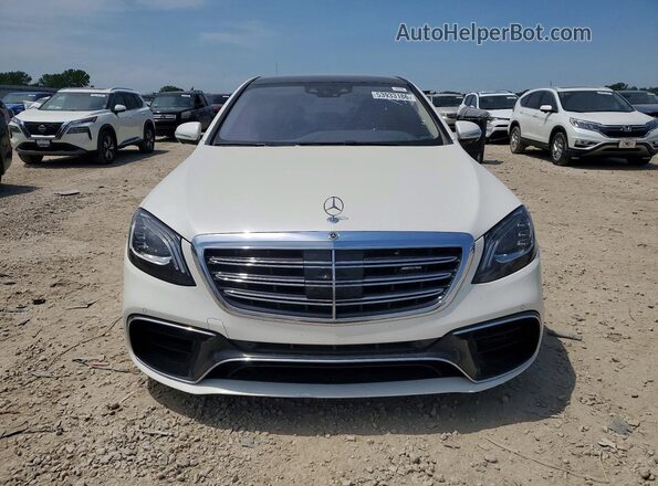WDDUG8JB9KA433198 2019 MERCEDES-BENZ S White Widok z tyłu