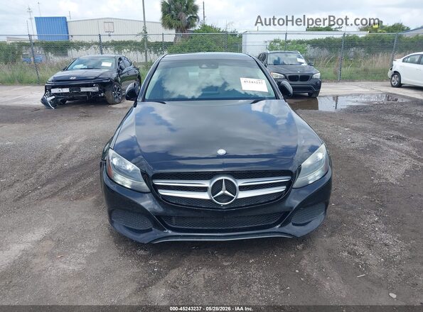 WDDWF4JB1HR253230 2017 MERCEDES-BENZ C-CLASS Черный Вид спереди