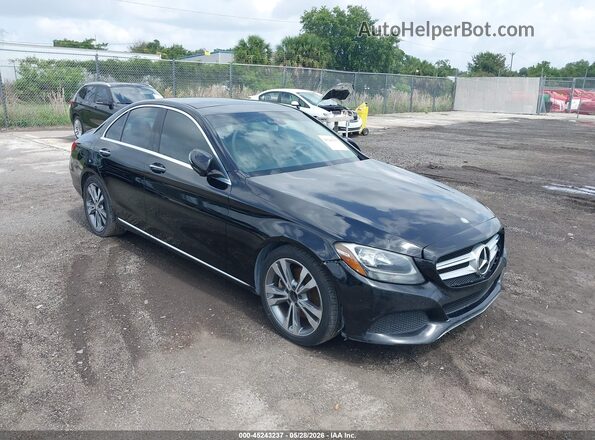 WDDWF4JB1HR253230 2017 MERCEDES-BENZ C-CLASS Черный Передняя правая четверть