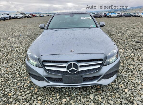 WDDWF4JB1JR416089 2018 MERCEDES-BENZ C Серый Вид спереди