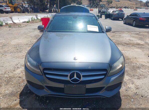 WDDWF4JB5JR413406 2018 MERCEDES-BENZ C-CLASS Серый Вид задней части салона