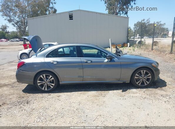 WDDWF4JB5JR413406 2018 MERCEDES-BENZ C-CLASS Серый Панорамный вид салона 360°