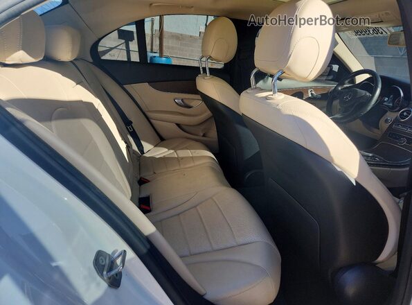 WDDWF4JB5JR421392 2018 MERCEDES-BENZ C Белый Вид задних сидений