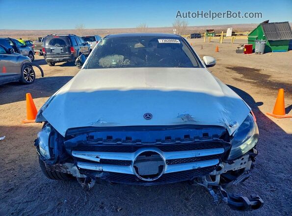 WDDWF4JB5JR421392 2018 MERCEDES-BENZ C Белый Вид спереди