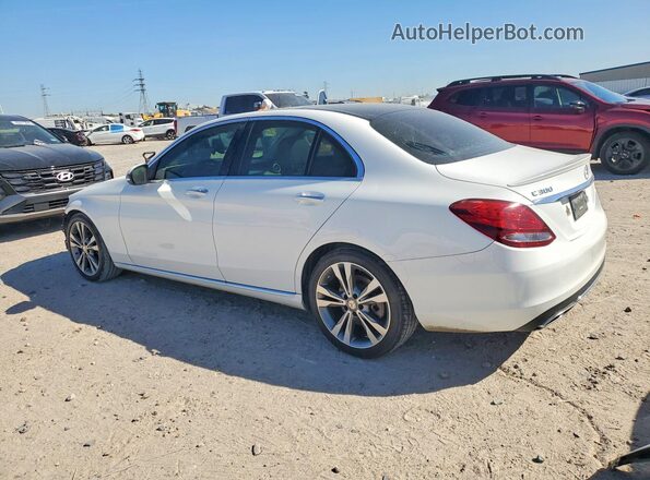 WDDWF4JB6GR136211 2016 MERCEDES-BENZ C Белый Задняя левая четверть