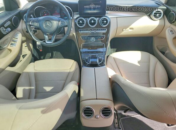 WDDWF4JB6GR136211 2016 MERCEDES-BENZ C Белый Вид панели приборов