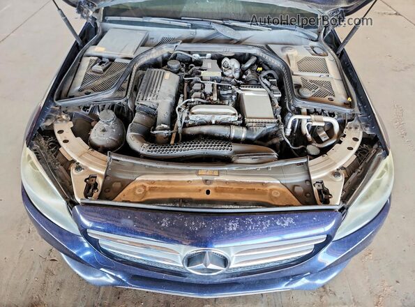 WDDWF4KB0GR140141 2016 MERCEDES-BENZ C Синий Вид задней части салона